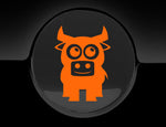 Adorable Bull Fuel Cap Car Sticker