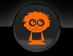 Adorable Kid Fuel Cap Car Sticker