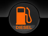 Diesel  Fuel Only Fuel Cap Cover Car Sticker