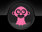Adorable Monkey Fuel Cap Car Sticker