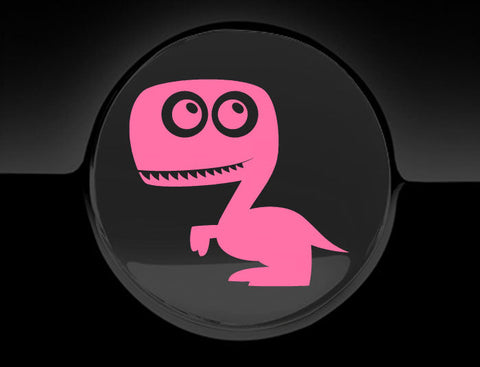 Adorable Dinosaur Fuel Cap Car Sticker