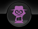 Adorable Cowboy Fuel Cap Car Sticker