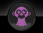 Adorable Monkey Fuel Cap Car Sticker