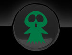 Adorable Ghost Fuel Cap Car Sticker