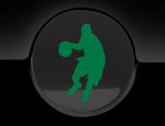 Basketball Player Fuel Cap Cover Car Sticker
