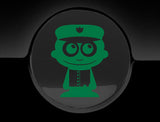 Adorable Policeman Fuel Cap Car Sticker