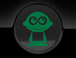 Adorable Boy Fuel Cap Car Sticker