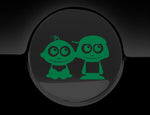 Adorable Children Fuel Cap Car Sticker