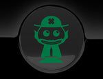 Adorable Leprechaun Fuel Cap Car Sticker