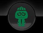 Adorable Queen Fuel Cap Car Sticker