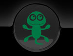 Adorable Lizard Fuel Cap Car Sticker
