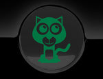 Adorable Panther Fuel Cap Car Sticker