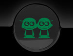 Adorable Boys Fuel Cap Car Sticker