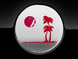 Paradise Beach Fuel Cap Cover Car Sticker