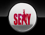 Sexy Nurse Fuel Cap Cover Car Sticker