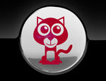 Adorable Panther Fuel Cap Car Sticker