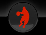 Basketball Player Fuel Cap Cover Car Sticker