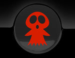 Adorable Ghost Fuel Cap Car Sticker