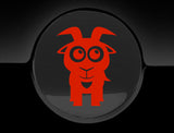 Adorable Goat Fuel Cap Car Sticker