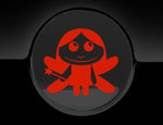Adorable Fairy Fuel Cap Car Sticker