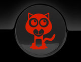 Adorable Panther Fuel Cap Car Sticker