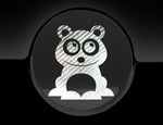 Adorable Panda Fuel Cap Car Sticker