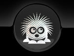 Adorable Porcupine Fuel Cap Car Sticker