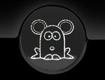 Funny Cartoon MouseFuel Cap Cover Car Sticker