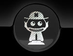 Adorable Leprechaun Fuel Cap Car Sticker