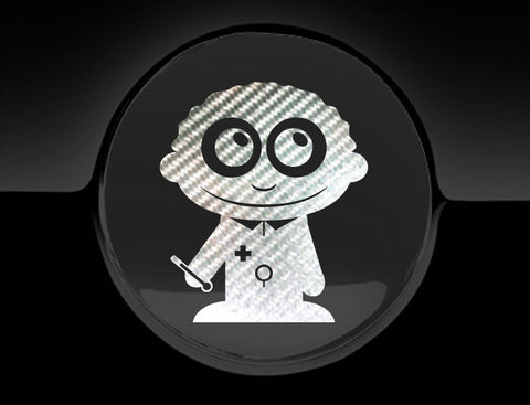 Adorable Doctor Fuel Cap Car Sticker