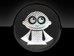 Adorable Superhero Fuel Cap Car Sticker