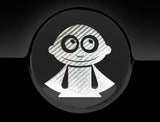 Adorable Superhero Fuel Cap Car Sticker