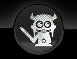 Adorable Viking Fuel Cap Car Sticker