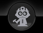 Adorable Firefighter Fuel Cap Car Sticker