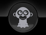 Adorable Monkey Fuel Cap Car Sticker
