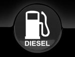 Diesel  Fuel Only Fuel Cap Cover Car Sticker