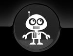 Adorable Robot Fuel Cap Car Sticker
