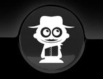 Adorable Cowboy Fuel Cap Car Sticker