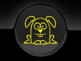 Funny Cartoon Rabbit Fuel Cap Cover Car Sticker
