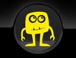 Adorable Monster Fuel Cap Car Sticker