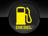 Diesel  Fuel Only Fuel Cap Cover Car Sticker