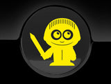 Adorable Knight Fuel Cap Car Sticker