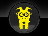 Adorable Goat Fuel Cap Car Sticker