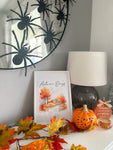 Autumn Days Seasonal Wall Home Decor Print