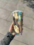 Giraffe Tumbler Venti Cold Cup 24oz - With Straw