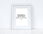 It's Just A Bunch Of Hocus Pocus Autumn Seasonal Wall Home Decor Print