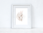 Natural Watercolour Leaves 6 Bedroom Home Wall Decor Print