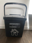 Wheelie Bin Caddy Recycle Home Decor Rose House Number Sticker Label