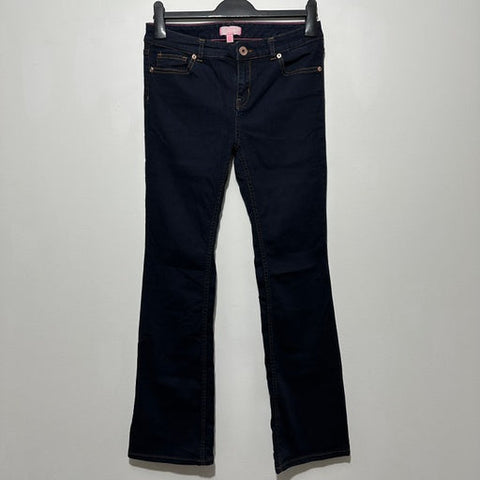 Ted Baker Ladies Jeans Straight Blue Size W30 L32 Cotton Blend