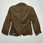 Gap Ladies  Basic Jacket Brown Size 0 Linen Blend